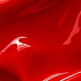 Sculpture Maroc avec finition résine rouge brillante pour œuvre décorative